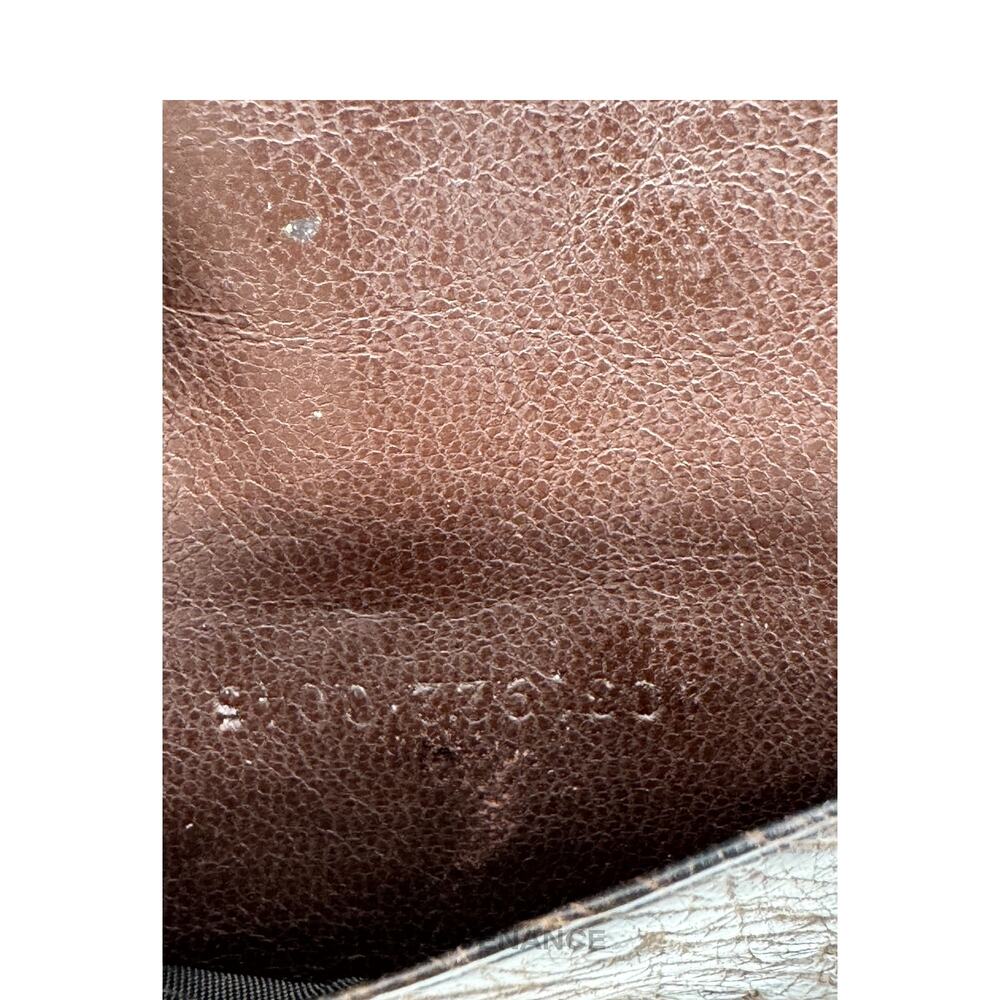 🔴 Gucci Pocket Organizer Wallet - Chocolate Ostrich Leather - Picture 8 of 8